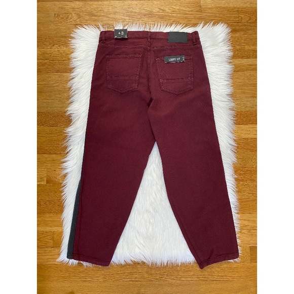 Zara Men Loose Fit Cropped Denim Jeans - Picture 2 of 12